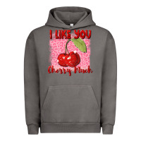 Pigment Tornado I like you cherry much Valentine's Day Urban Hoodie - FaDigitalArtStudio