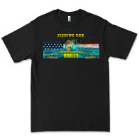 Black fishing dad  libbey glass Premium Tee - HRA Design Shop