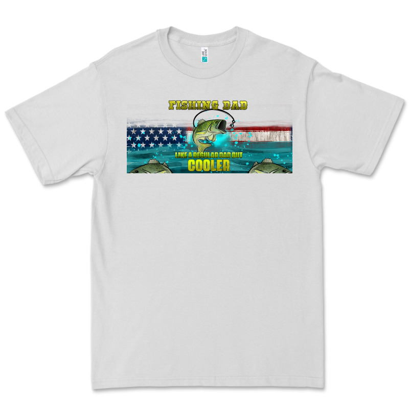 Fishing Dad  Libbey Glass Premium Tee by HRA Design Shop | Teevron