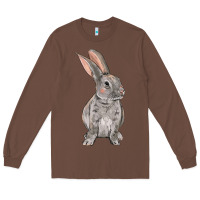 Chestnut Easter bunny Long Sleeve Tee - NancyCooperArtShop