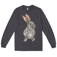 Smoke Easter bunny Long Sleeve Tee - NancyCooperArtShop