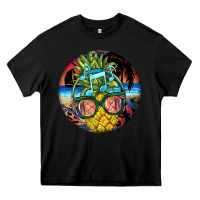 Black pineapple relaxing Heavy Core Tee - BarkalooDesign