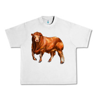 Lunar Rock red angus bull Urban Heavy Tee - LillyAllenDesigns