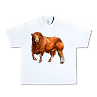 White red angus bull Urban Heavy Tee - LillyAllenDesigns