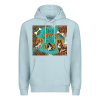 Blue Mist life is better with a dog Premium Hoodie - TumblerDesignByShophia