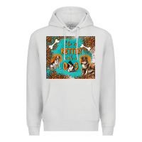 Dove Grey life is better with a dog Premium Hoodie - TumblerDesignByShophia