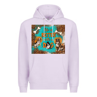 Lilac life is better with a dog Premium Hoodie - TumblerDesignByShophia