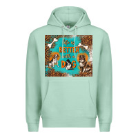 Seafoam life is better with a dog Premium Hoodie - TumblerDesignByShophia
