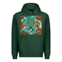 Sports Green life is better with a dog Premium Hoodie - TumblerDesignByShophia