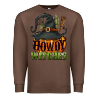Chestnut Howdy witches Premium Sweatshirt - NancyCooperArtShop