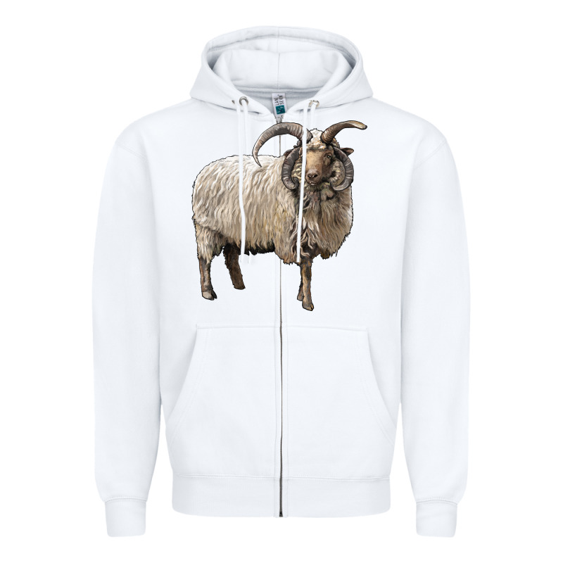 Navajo Churro Sheep Zipper Hoodie by LillyAllenDesigns | Teevron