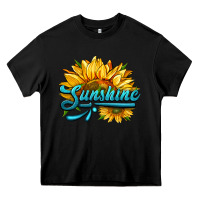 Black sunshine Heavy Core Tee - HRA Design Shop