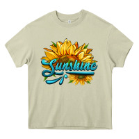 Mossy sunshine Heavy Core Tee - HRA Design Shop