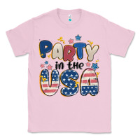 Bubblegum Pink party in the usa Classic Tee - MaliasSmallBusiness
