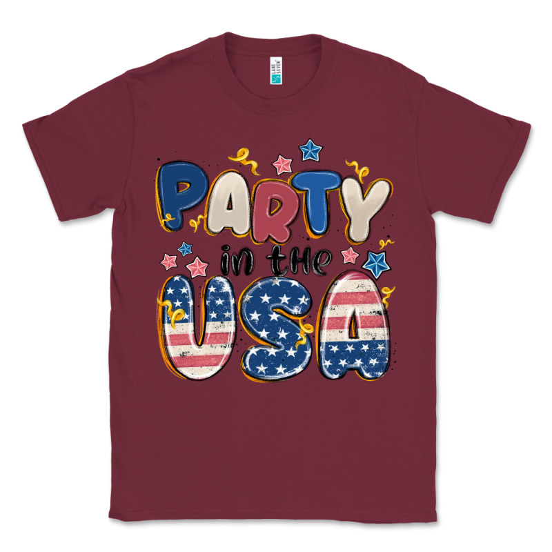 Party In The Usa Classic Tee by MaliasSmallBusiness | Teevron