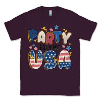 Plum party in the usa Classic Tee - MaliasSmallBusiness