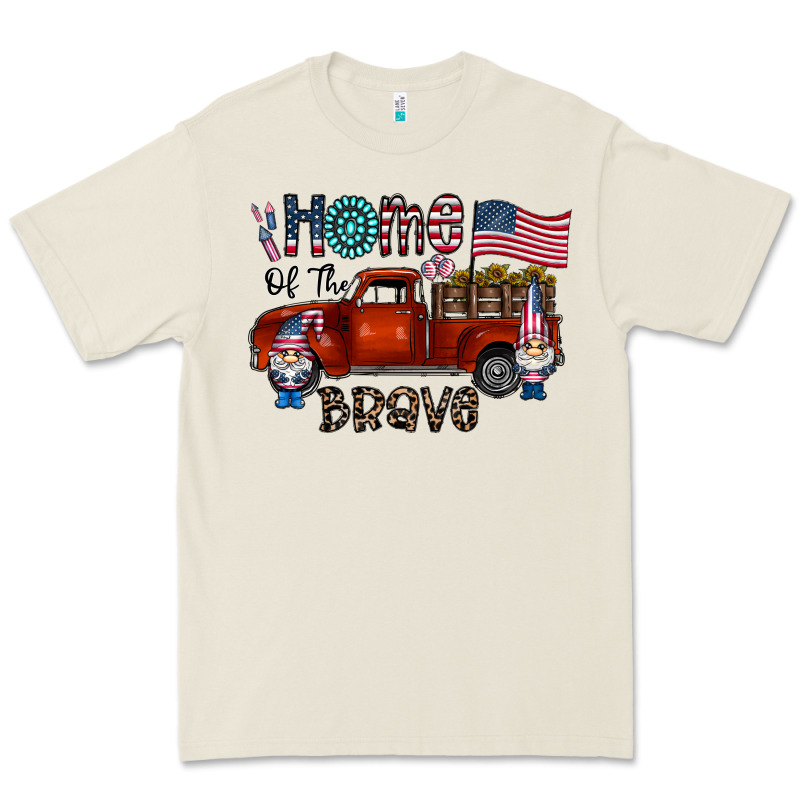 Home Of The Brave Premium Tee by CowhideDigitalArt | Teevron
