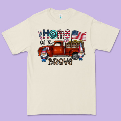 Home Of The Brave Premium Tee Designed By Cowhidedigitalart