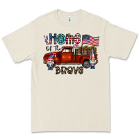 Bone home of the brave Premium Tee - CowhideDigitalArt