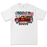 White home of the brave Premium Tee - CowhideDigitalArt