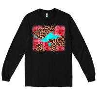 Black valentine's day leopard background Long Sleeve Tee - JahusDesignShop