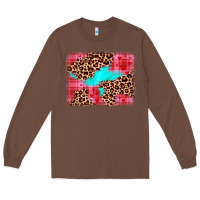 Chestnut valentine's day leopard background Long Sleeve Tee - JahusDesignShop