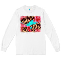 White valentine's day leopard background Long Sleeve Tee - JahusDesignShop