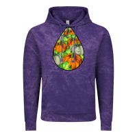 Cloud Purple Fall Teardrop Vintage Hoodie - LillyAllenDesigns