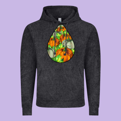 Fall Teardrop Vintage Hoodie Designed By Lillyallendesigns