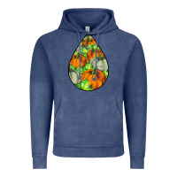 Vintage Denim Fall Teardrop Vintage Hoodie - LillyAllenDesigns