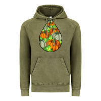 Vintage Olive Fall Teardrop Vintage Hoodie - LillyAllenDesigns