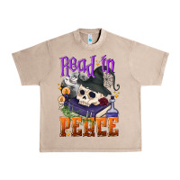 French Oak Read in peace Halloween Urban Heavy Tee - NancyCooperArtShop