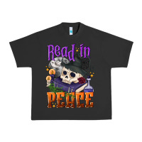 Pigment Black Read in peace Halloween Urban Heavy Tee - NancyCooperArtShop