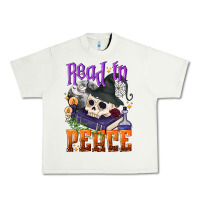 Pistachio Read in peace Halloween Urban Heavy Tee - NancyCooperArtShop