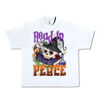 Read In Peace Halloween Urban Heavy Tee | Teevron