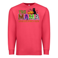 Cardinal This mama loves her spooky crew Premium Sweatshirt - NancyCooperArtShop