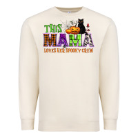 Sandshell This mama loves her spooky crew Premium Sweatshirt - NancyCooperArtShop