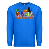 True Royal This mama loves her spooky crew Premium Sweatshirt - NancyCooperArtShop