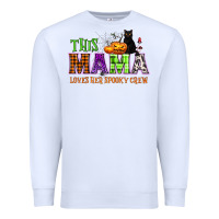 White This mama loves her spooky crew Premium Sweatshirt - NancyCooperArtShop