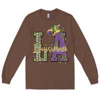 Chestnut louisiana mardi gras Long Sleeve Tee - MaliasSmallBusiness