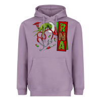 Lavender Christmas Character Heavyweight Hoodie - NancyCooperArtShop