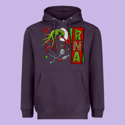 Christmas Character Heavyweight Hoodie Designed By Nancycooperartshop