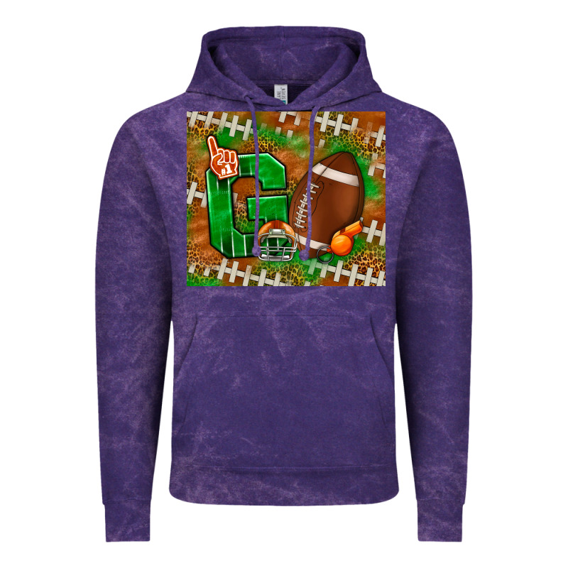 Go American Football Leopard Vintage Hoodie by NancyCooperArtShop | Teevron