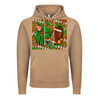 Vintage Coffee go american football leopard Vintage Hoodie - NancyCooperArtShop