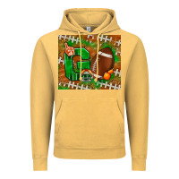 Vintage Mustard go american football leopard Vintage Hoodie - NancyCooperArtShop