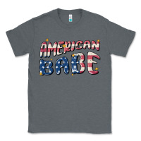 Charcoal Heather American babe Classic Tee - MaliasSmallBusiness