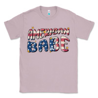 Lilac American babe Classic Tee - MaliasSmallBusiness