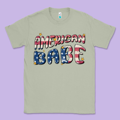 American Babe Classic Tee Designed By Maliassmallbusiness