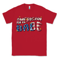 Red American babe Classic Tee - MaliasSmallBusiness