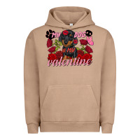 Pigment Burro My dog is my Valentine's Day Urban Hoodie - FaDigitalArtStudio